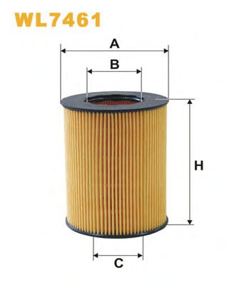 WL7461 WIX+FILTERS Lubrication Oil Filter