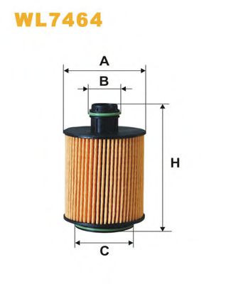 WL7464 WIX+FILTERS Lubrication Oil Filter