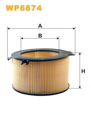 WP6874 WIX FILTERS Filter, interior air
