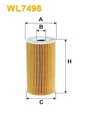 WL7498 WIX+FILTERS Lubrication Oil Filter