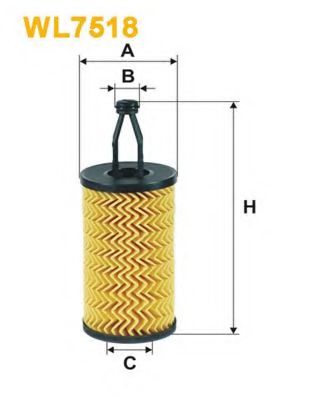 WL7518 WIX+FILTERS Lubrication Oil Filter