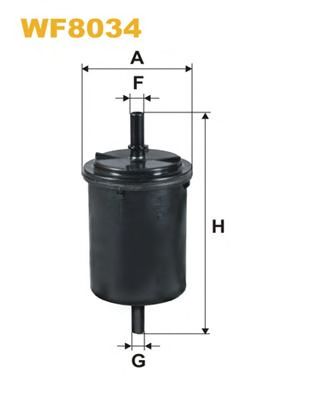 WF8034 WIX+FILTERS Fuel Supply System Fuel filter