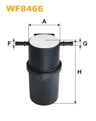 WF8466 WIX+FILTERS Fuel Supply System Fuel filter