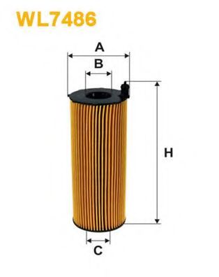 WL7486 WIX+FILTERS Lubrication Oil Filter