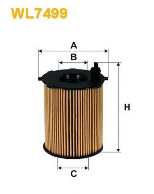 WL7499 WIX+FILTERS Lubrication Oil Filter