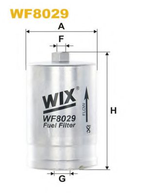 WF8029 WIX+FILTERS Fuel Supply System Fuel filter