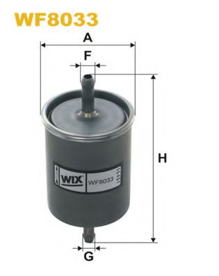 WF8033 WIX+FILTERS Fuel Supply System Fuel filter