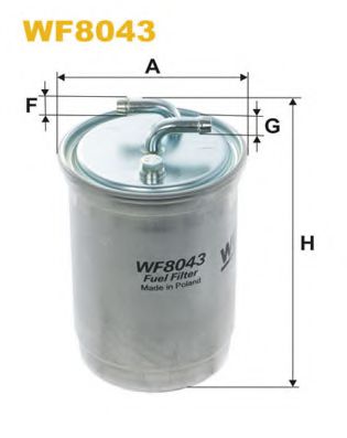 WF8043 WIX+FILTERS Kraftstoffförderanlage Kraftstofffilter