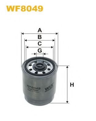 WF8049 WIX+FILTERS Fuel filter