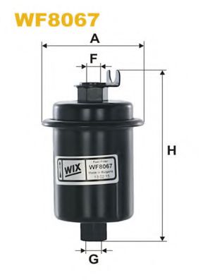 WF8067 WIX+FILTERS Kraftstoffförderanlage Kraftstofffilter