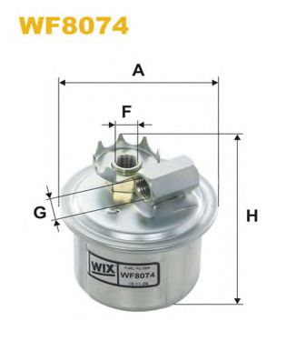 WF8074 WIX+FILTERS Fuel Supply System Fuel filter