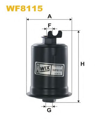 WF8115 WIX+FILTERS Fuel Supply System Fuel filter