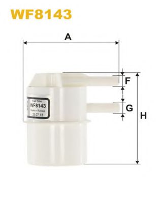 WF8143 WIX+FILTERS Fuel Supply System Fuel filter