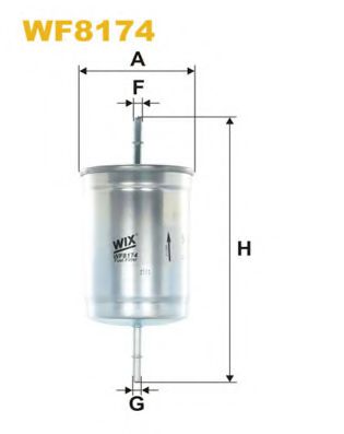WF8174 WIX+FILTERS Fuel Supply System Fuel filter
