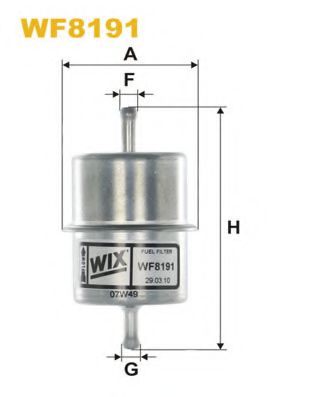 WF8191 WIX+FILTERS Fuel Supply System Fuel filter