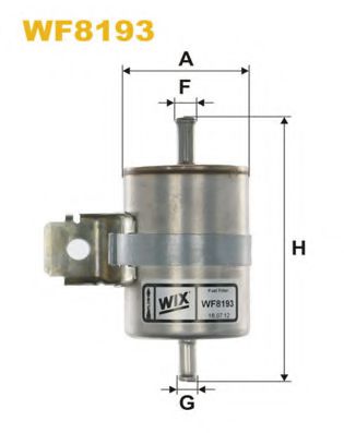 WF8193 WIX+FILTERS Fuel Supply System Fuel filter