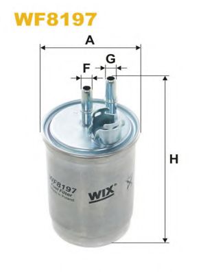 WF8197 WIX+FILTERS Fuel Supply System Fuel filter