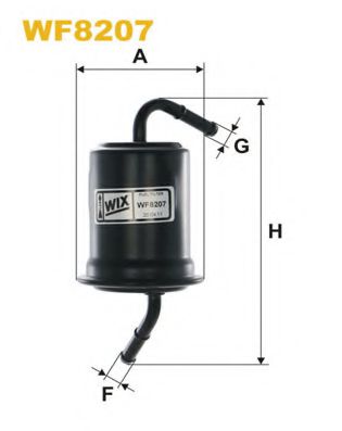 WF8207 WIX+FILTERS Fuel Supply System Fuel filter