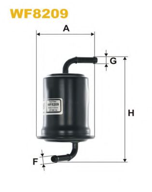 WF8209 WIX+FILTERS Fuel Supply System Fuel filter