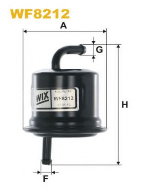 WF8212 WIX+FILTERS Топливный фильтр