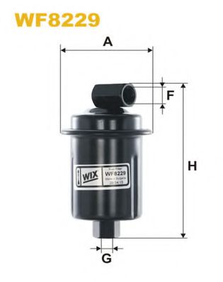 WF8229 WIX+FILTERS Fuel Supply System Fuel filter