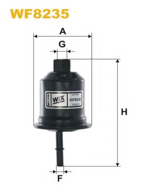 WF8235 WIX+FILTERS Fuel Supply System Fuel filter