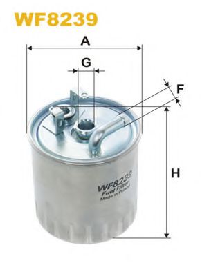 WF8239 WIX+FILTERS Fuel Supply System Fuel filter