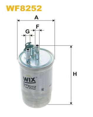 WF8252 WIX+FILTERS Fuel Supply System Fuel filter