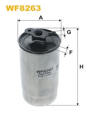WF8263 WIX+FILTERS Fuel filter