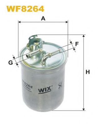 WF8264 WIX+FILTERS Fuel Supply System Fuel filter