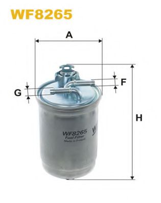 WF8265 WIX+FILTERS Система подачи топлива Топливный фильтр