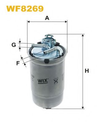 WF8269 WIX+FILTERS Fuel Supply System Fuel filter