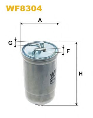 WF8304 WIX+FILTERS Fuel Supply System Fuel filter