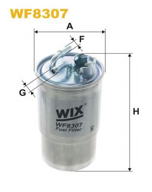 WF8307 WIX+FILTERS Fuel Supply System Fuel filter