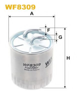 WF8309 WIX+FILTERS Fuel Supply System Fuel filter