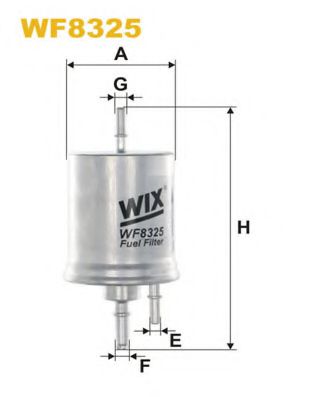 WF8325 WIX+FILTERS Fuel Supply System Fuel filter