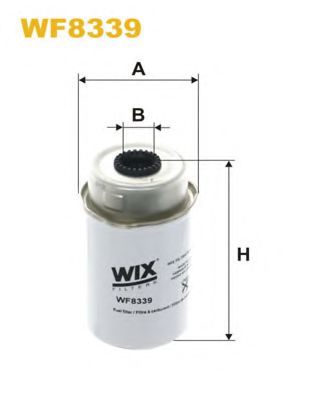 WF8339 WIX+FILTERS Fuel Supply System Fuel filter