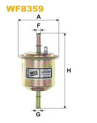 WF8359 WIX+FILTERS Fuel Supply System Fuel filter