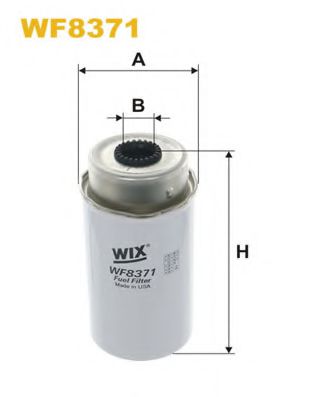 WF8371 WIX+FILTERS Fuel filter