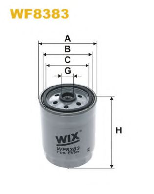 WF8383 WIX+FILTERS Fuel Supply System Fuel filter
