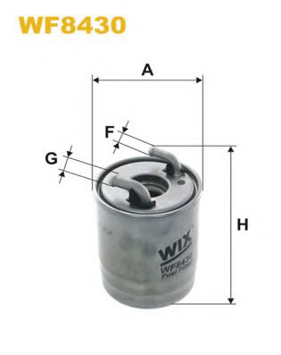 WF8430 WIX+FILTERS Fuel Supply System Fuel filter