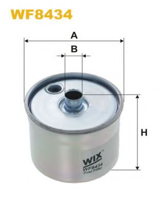 WF8434 WIX+FILTERS Система подачи топлива Топливный фильтр
