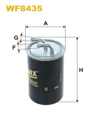 WF8435 WIX+FILTERS Fuel Supply System Fuel filter