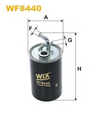 WF8440 WIX+FILTERS Топливный фильтр