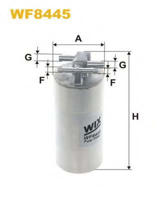 WF8445 WIX+FILTERS Fuel Supply System Fuel filter