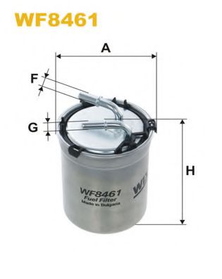 WF8461 WIX+FILTERS Fuel Supply System Fuel filter