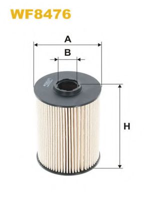 WF8476 WIX+FILTERS Fuel Supply System Fuel filter