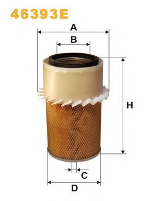 46393E WIX+FILTERS Air Filter
