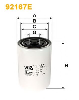 92167E WIX+FILTERS Lubrication Oil Filter