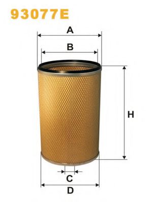 93077E WIX+FILTERS Air Supply Air Filter